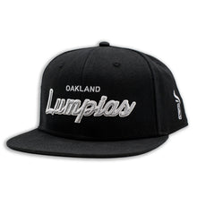 Load image into Gallery viewer, Oakland Lumpias Snapback (Silver Font).