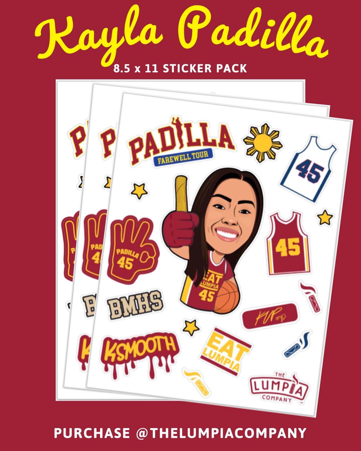 #45 KAYLA PADILLA (EXCLUSIVE STICKER PACK)