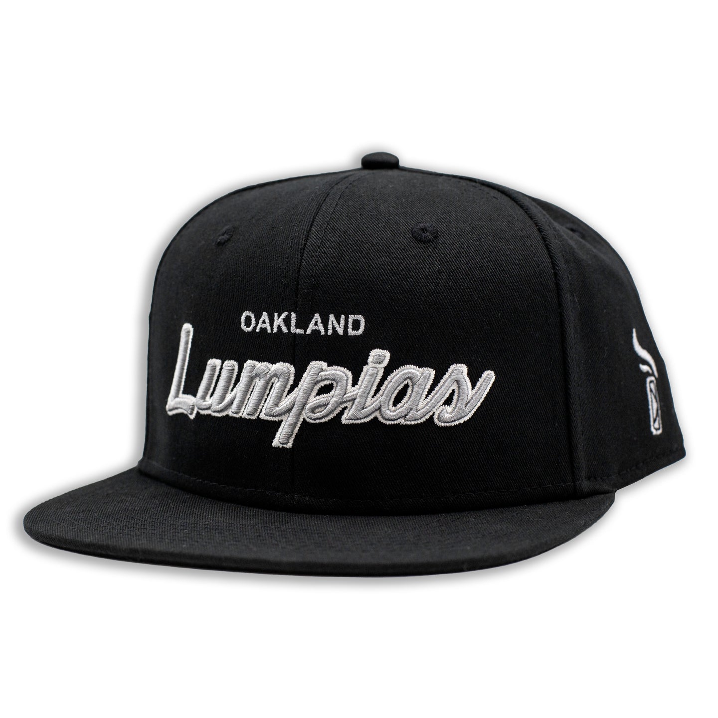 Oakland Lumpias Snapback (Silver Font).